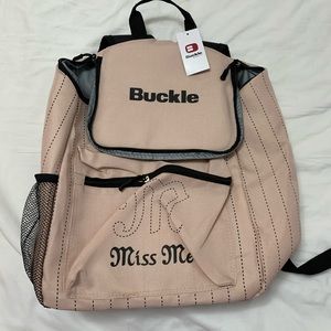Buckle Miss Me Cooler Backpack light pink color